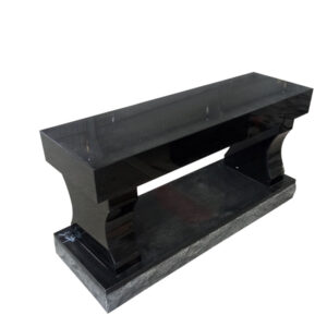 Absolute Black American Style Granite Memorial Benches Absolute Black American Style Granite Memorial Benches