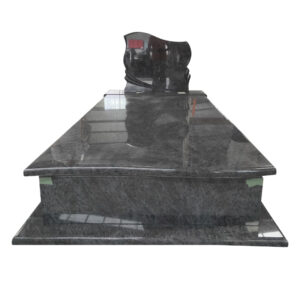 Bahama Blue Granite Headstone Slovakia Style Memorial Monument Bahama Blue Granite Headstone Slovakia Style Memorial Monument