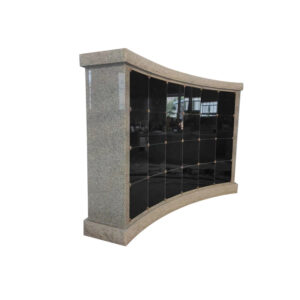 Granito cinzento Cemitério Columbarium Nicho Design América Tombstone Granito cinzento Cemitério Columbarium Nicho Design América Tombstone