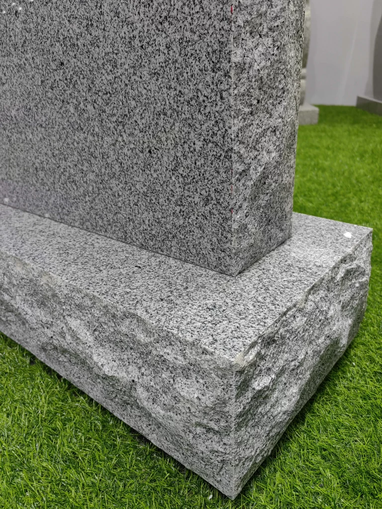 Hand Carved Unique Flower Headstone G614 Granite Tombstone 8