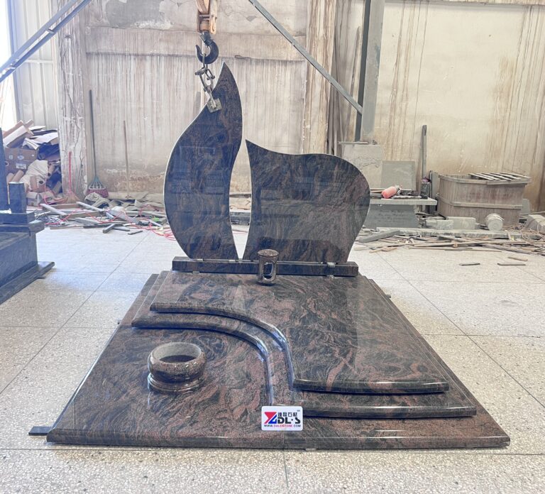 Bespoke Aurora Granite Companion Monument 1