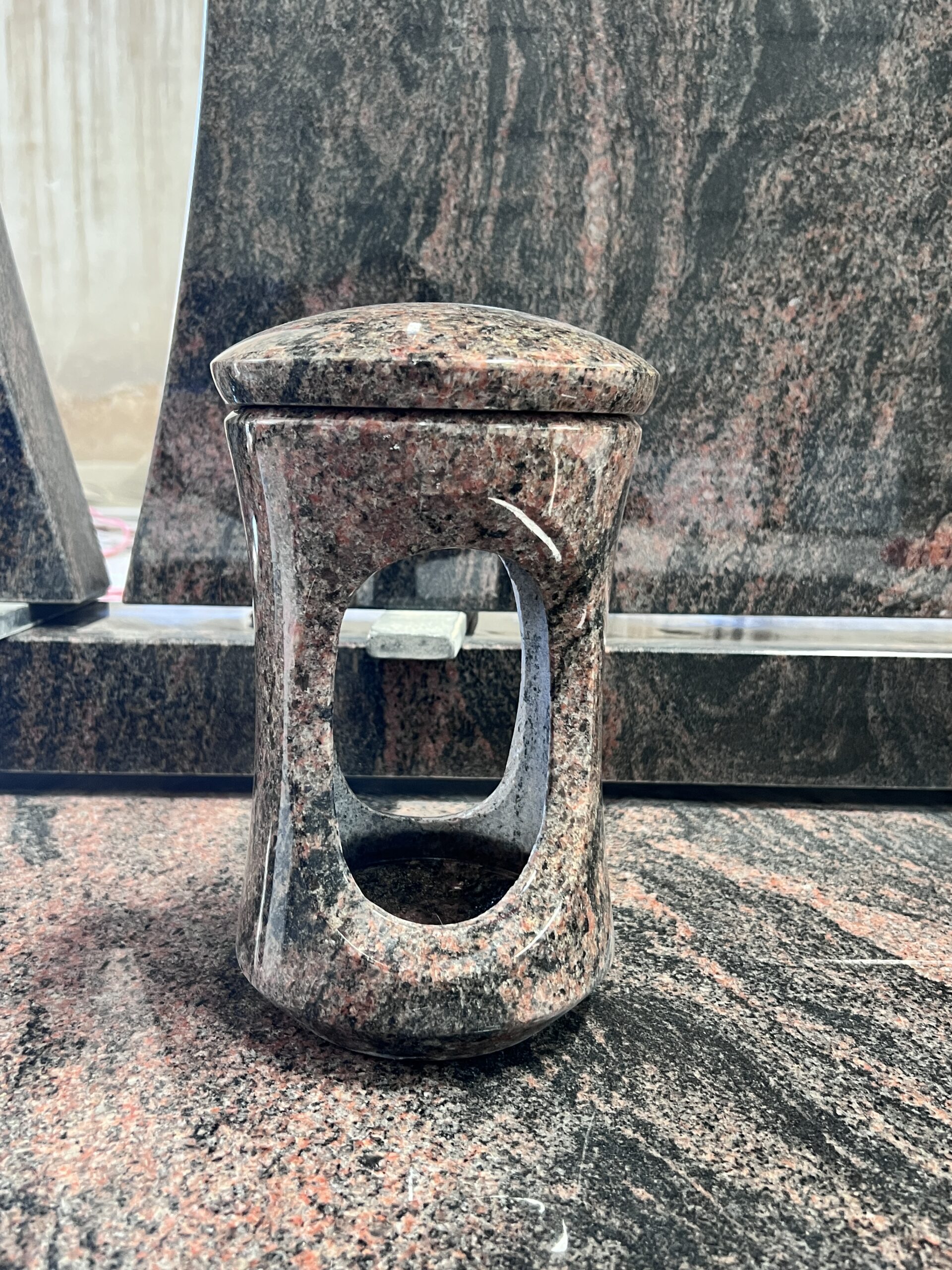 Bespoke Aurora Granite Companion Monument 7