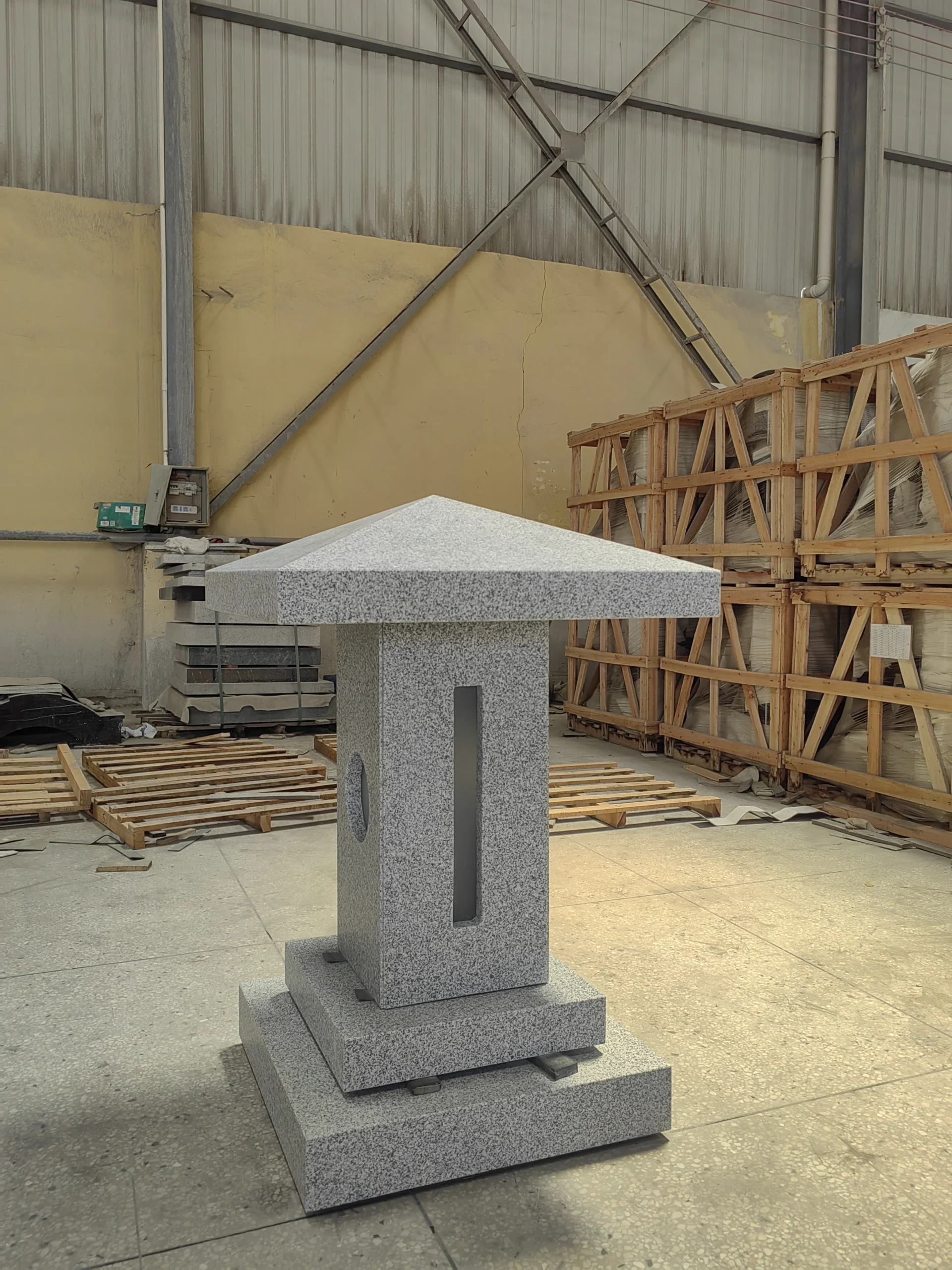G603 Granite Memorial Lantern for Cemetery Decor 1 G603 Granite Memorial Lantern for Cemetery Decor 1