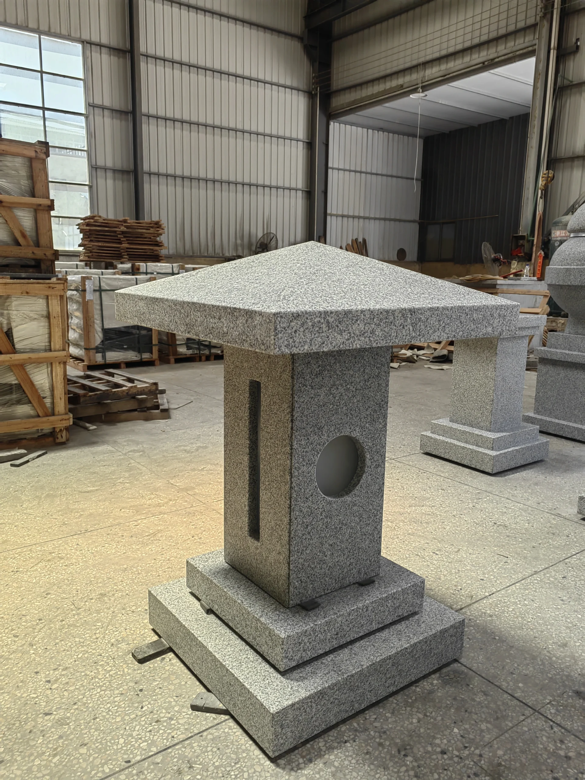 G603 Granite Memorial Lantern for Cemetery Decor 3 G603 Granite Memorial Lantern for Cemetery Decor 3