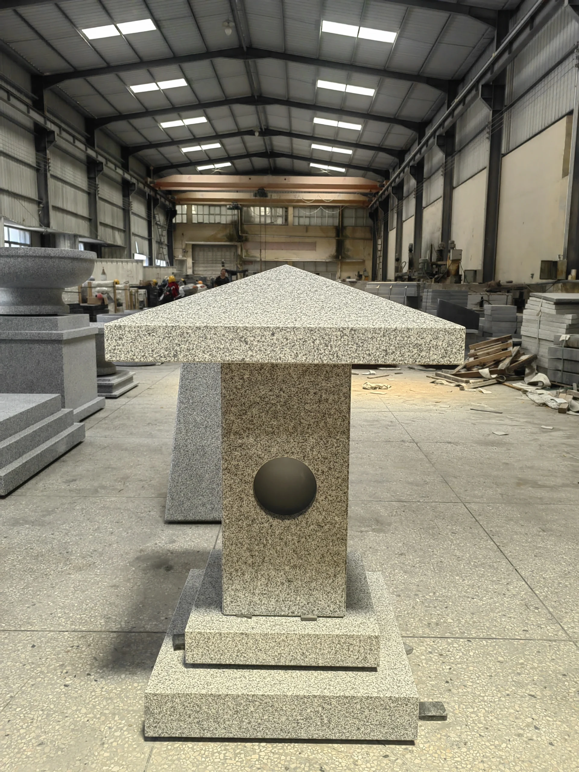 G603 Granite Memorial Lantern for Cemetery Decor 4 G603 Granite Memorial Lantern for Cemetery Decor 4